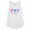 Women's Three Colorful Hummingbirds Sleeveless High-Low Crusher Tank -Clothes Style Shop Womens Three Colorful Hummingbirds Sleeveless HighLow Crusher Tank 92954 1 lg