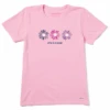 Women's Three DaisiesCrusher-LITE Tee
