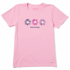 Women's Three DaisiesCrusher-LITE Tee
