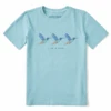 Women's Three Hummingbirds Short SleeveTee