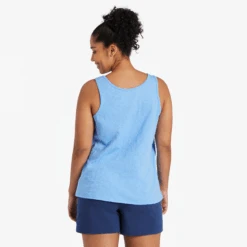 Women's Three Painted Daisies Textured Slub Tank -Clothes Style Shop Womens Three Painted Daisies Textured Slub Tank 99596 3 lg