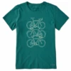 Women's Three Stacked BikesCrusher Tee