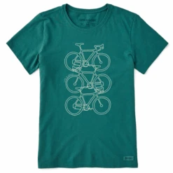 Women's Three Stacked BikesCrusher Tee