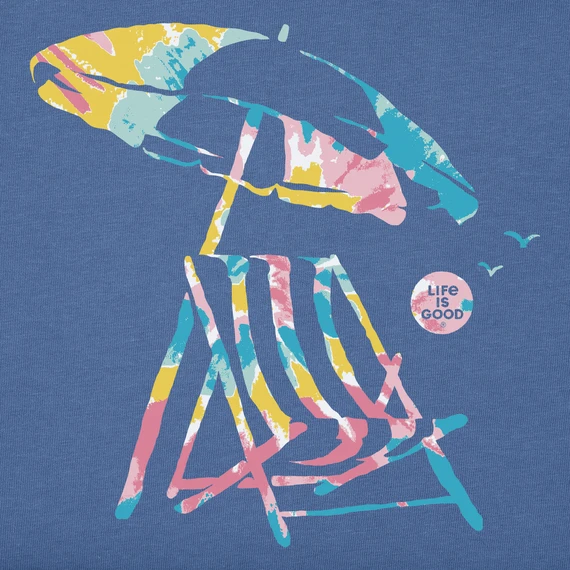 Women's Tie Dye Beach Umbrella Sleeveless High-LowTank 4 Women's Tie Dye Beach Umbrella Sleeveless High-LowTank - Image 2