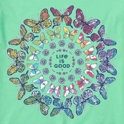 Women's Tie Dye Butterfly Daisy Mandala Sleeveless High-LowTank -Clothes Style Shop Womens Tie Dye Butterfly Daisy Mandala Sleeveless HighLow Crusher Tank 111796 2 lg