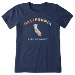 Women's Tie Dye California Crusher Tee