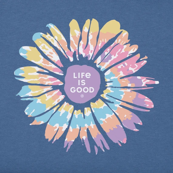 Women's Tie Dye Daisy Short SleeveTee 4 Women's Tie Dye Daisy Short SleeveTee - Image 2