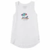 Women's Tie Dye I Like It Here Sleeveless High-Low Crusher Tank