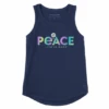 Women's Tie Dye Peace Daisy Sleeveless High-Low Crusher Tank -Clothes Style Shop Womens Tie Dye Peace Daisy Sleeveless HighLow Crusher Tank 89950 1 lg
