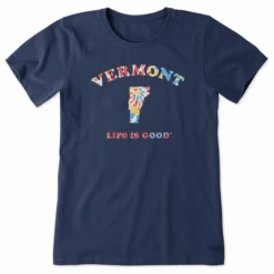 Women's Tie Dye Vermont Crusher Tee