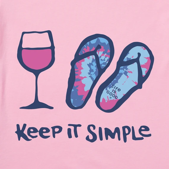 Women's Tie Dye Wine And Flip Flops Sleeveless High-LowTank 4 Women's Tie Dye Wine And Flip Flops Sleeveless High-LowTank - Image 2