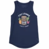 Women's Tiki Lounge Sleeveless High-Low Crusher Tank -Clothes Style Shop Womens Tiki Lounge Sleeveless HighLow Crusher Tank 119926 1 lg
