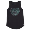 Women's Trippy Paw Sleeveless High-Low Crusher Tank -Clothes Style Shop Womens Trippy Paw Sleeveless HighLow Crusher Tank 81880 1 lg