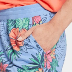 Women's Tropical Hibiscus Pattern Snuggle Up Sleep Jogger -Clothes Style Shop Womens Tropical Hibiscus Pattern Snuggle Up Sleep Jogger 77655 4 lg