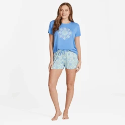 Women's Turtle Mandala Lightweight Sleep Tee -Clothes Style Shop Womens Turtle Mandala Lightweight Sleep Tee 99697 4 lg