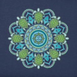 Women's Turtle Mandala Sleeveless High-Low Crusher Tank -Clothes Style Shop Womens Turtle Mandala Sleeveless HighLow Crusher Tank 91962 2 lg