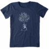 Women's Unplugged Guitar Tree Short Sleeve Tee