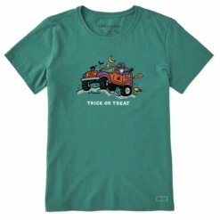 Women's Vintage Jackie Trick Or Treat Off RoadCrusher Tee