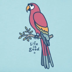 Women's Vintage Parrot Sleeveless High-Low Crusher Tank -Clothes Style Shop Womens Vintage Parrot Sleeveless HighLow Crusher Tank 119436 2 lg