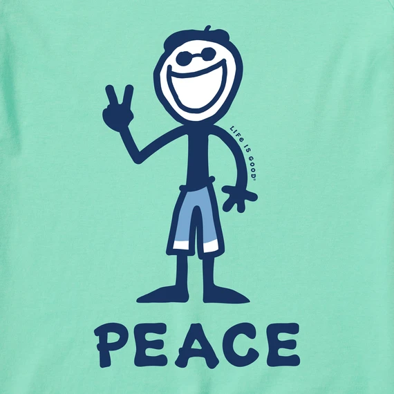 Women's Vintage Peace Jake Short SleeveTee - Image 2