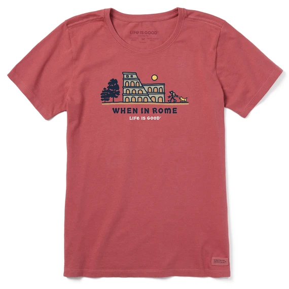 Women's Vintage When It Rome Colosseum Short SleeveTee