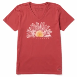 Women's Watercolor DaisyCrusher Vee