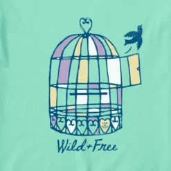 Women's Wild And Free Birdcage High-Low Crusher Tank -Clothes Style Shop Womens Wild and Free Birdcage High Low Crusher Tank 94075 2 lg