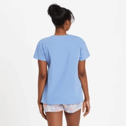 Women's Wildflower Hike Snuggle Up Relaxed Sleep Vee -Clothes Style Shop Womens Wildflower Hike Snuggle Up Relaxed Sleep Vee 80969 3 lg