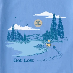 Women's Winnie Get Lost Sleeveless High-Low Crusher Tank -Clothes Style Shop Womens Winnie Get Lost Sleeveless HighLow Crusher Tank 101321 2 lg