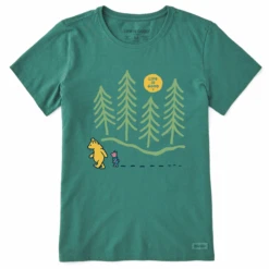 Women's Winnie Hiking Through The WoodsCrusher Tee