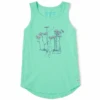 Women's Winnie & P Daisy Stroll Sleeveless High-LowTank