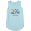 Women's Winnie & P I Like It Here Beach Sleeveless High-LowTank