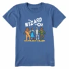Women's Wizard Of Oz CrewCrusher Tee -Clothes Style Shop Womens Wizard of Oz Crew Short Sleeve CrusherLITE Tee 102431 1 lg