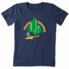 Women's Wizard Of Oz Hiking To Emerald City Short SleeveTee -Clothes Style Shop Womens Wizard of Oz Hiking to Emerald City Short Sleeve CrusherLITE Tee 102432 1 lg