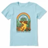 Women's Wizard Of Oz Peace Be The Journey Short SleeveTee -Clothes Style Shop Womens Wizard of Oz Peace be the Journey Short Sleeve CrusherLITE Tee 102419 1 lg