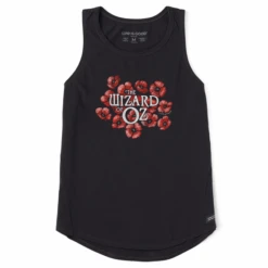 Women's Wizard Of Oz Poppies Sleeveless High-LowTank