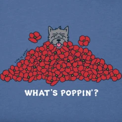 Women's Wizard Of Oz Toto What's Poppin'? Sleeveless High-LowTank -Clothes Style Shop Womens Wizard of Oz Toto Whats Poppin Sleeveless HighLow CrusherLITE Tank 102531 2 lg