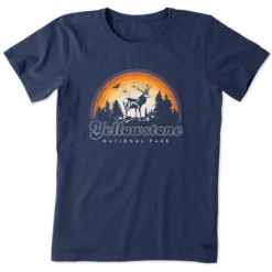 Women's Yellowstone National Park BuckCrusher Tee