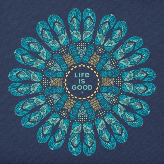 Women's Flip Flop Mandala High-Low Crusher Tank - Image 2